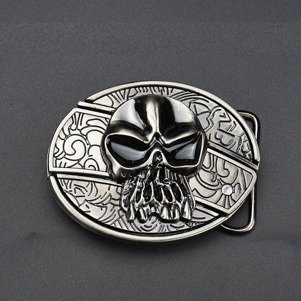 XSociety® Skull Lighter Belt Buckle - Grey Technologies