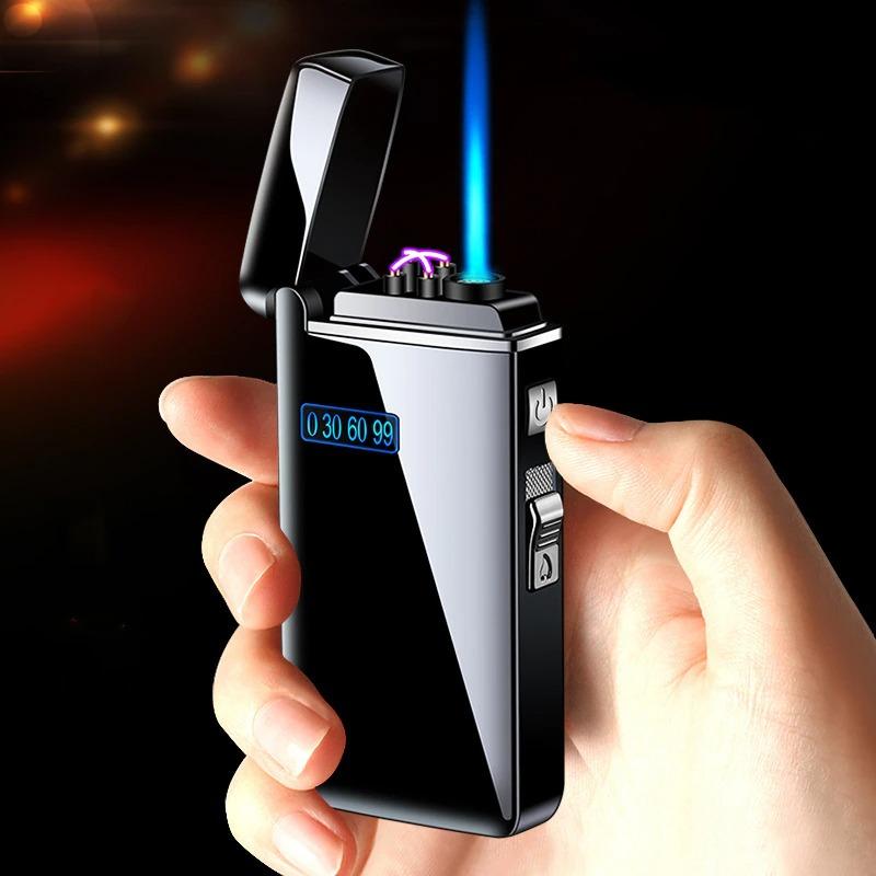 Rexmax USB Arc Lighter - Electric + Gas Lighter - Grey Technologies Rexmax USB Arc Lighter - Electric + Gas Lighter - Grey Technologies
