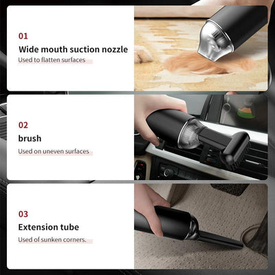 attachments with the cordless vacuum cleaner