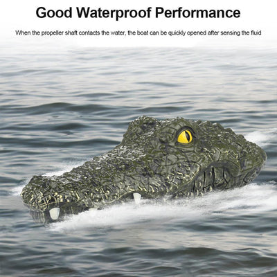crocodile RC boat