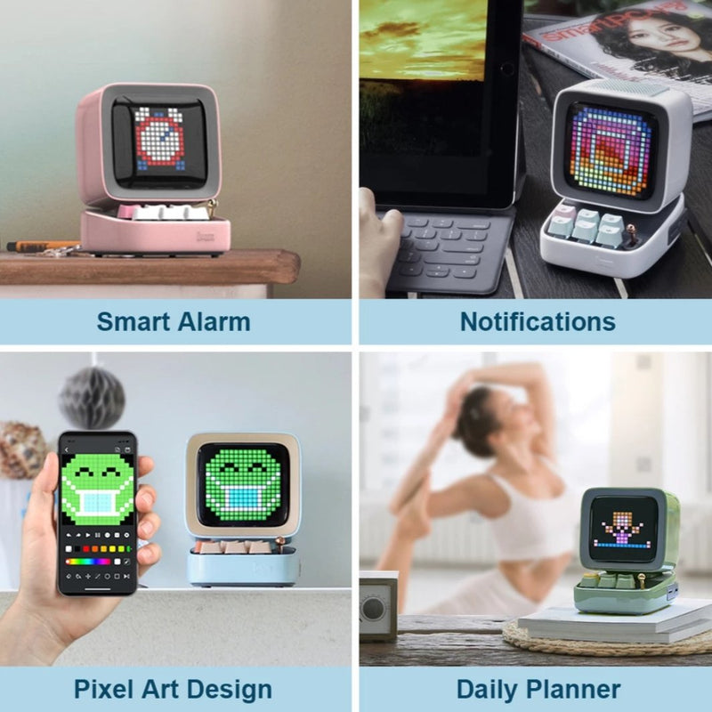 Dimoo Speaker Divoom Ditoo | World's Most Interactive Speaker - Grey Technologies