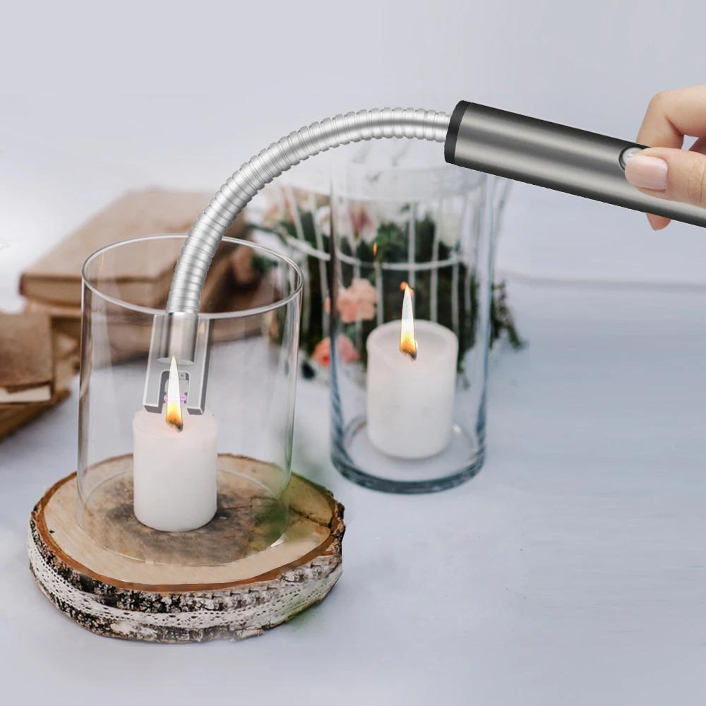 film pen hoppe Wannafree® Electric Candle Lighter - USB Candle Lighter - Grey Technologies