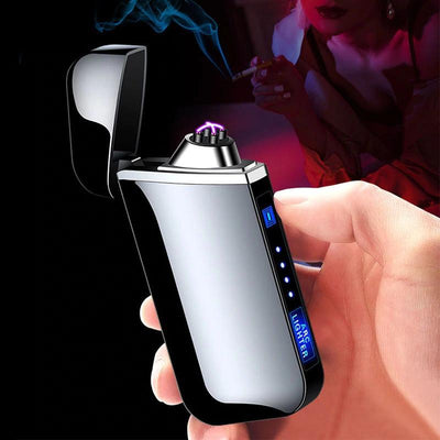 electric lighter with dual arc