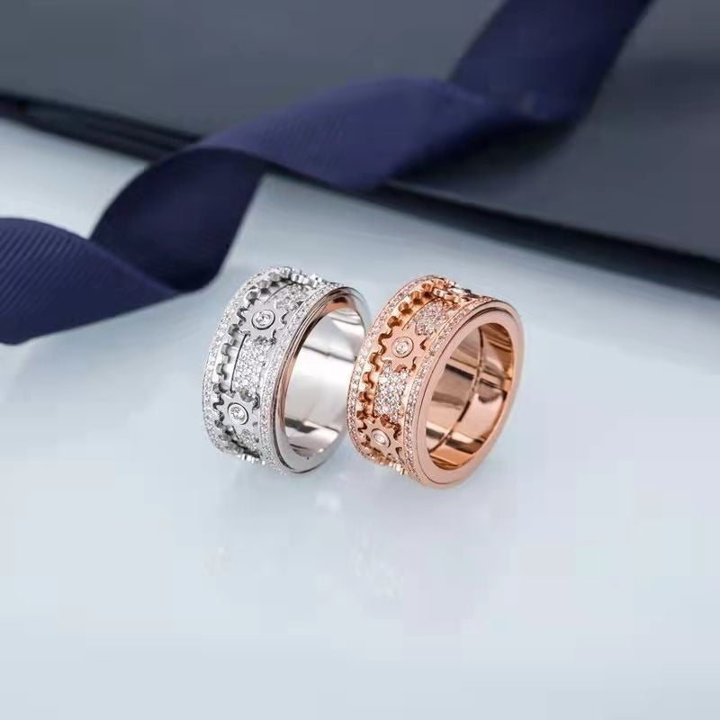 The Lorenze®️ Fidget Ring - Unique Ring for Engagement - Grey Technologies