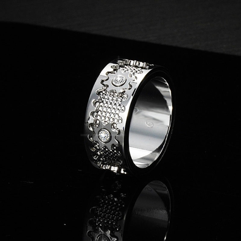 The Lorenze®️ Fidget Ring - Unique Ring for Engagement - Grey Technologies