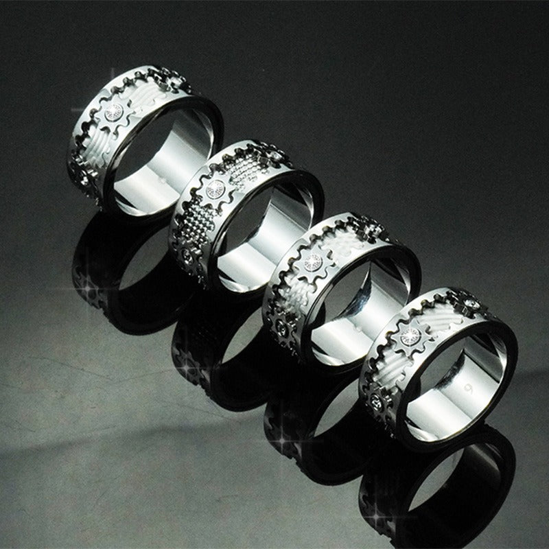 The Lorenze®️ Fidget Ring - Unique Ring for Engagement - Grey Technologies