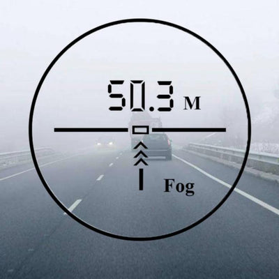 fog distance measurement mode
