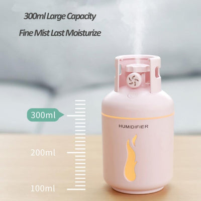 300 ml capacity of the humidifier