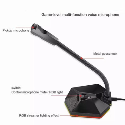 GAMING MICROPHONE (WIRED )