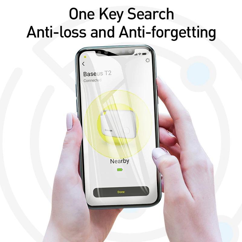 Baseus® Max Car Key Finder Device | Advanced Bluetooth Tracker - Grey ...