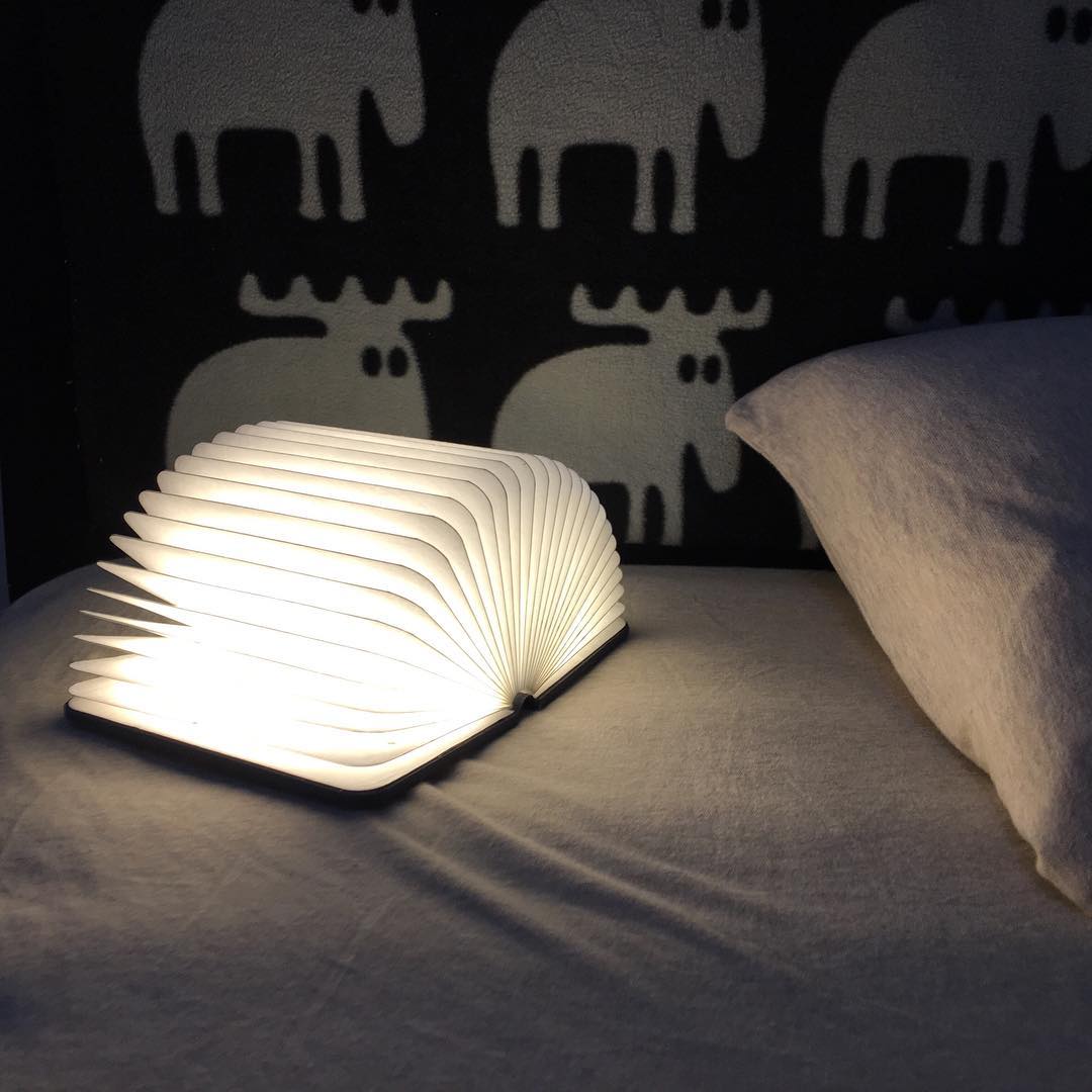 book lamp night light 