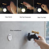 how to install the night light on the wall