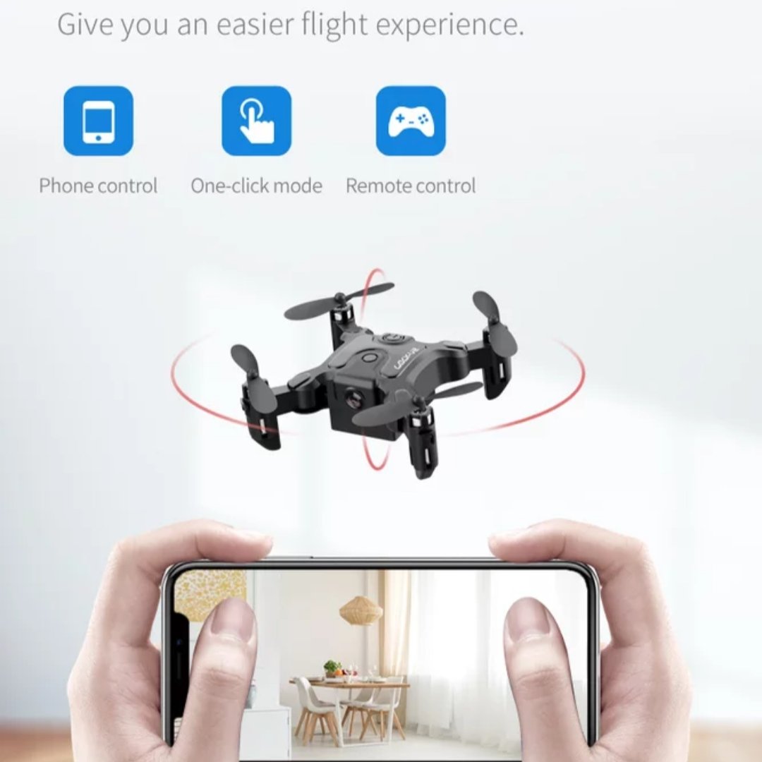 The Waveair Pro ( Luggage Drone ) HD Mini Drone Grey Technologies