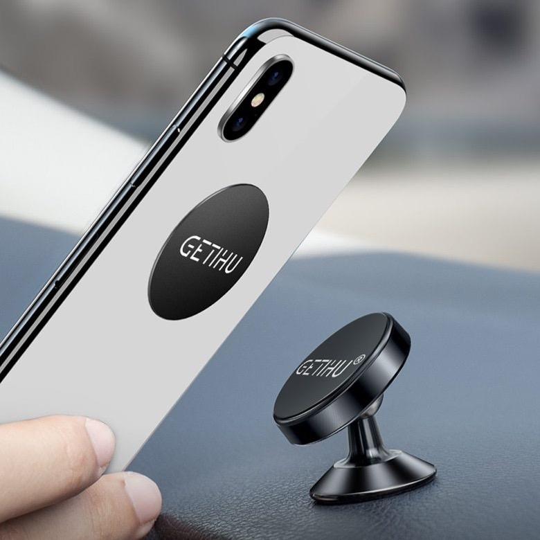 Getihu® Magnetic Phone Holder for Car  Universal Edition - Grey  Technologies