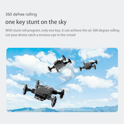 mini drone performing cool stunts and flips