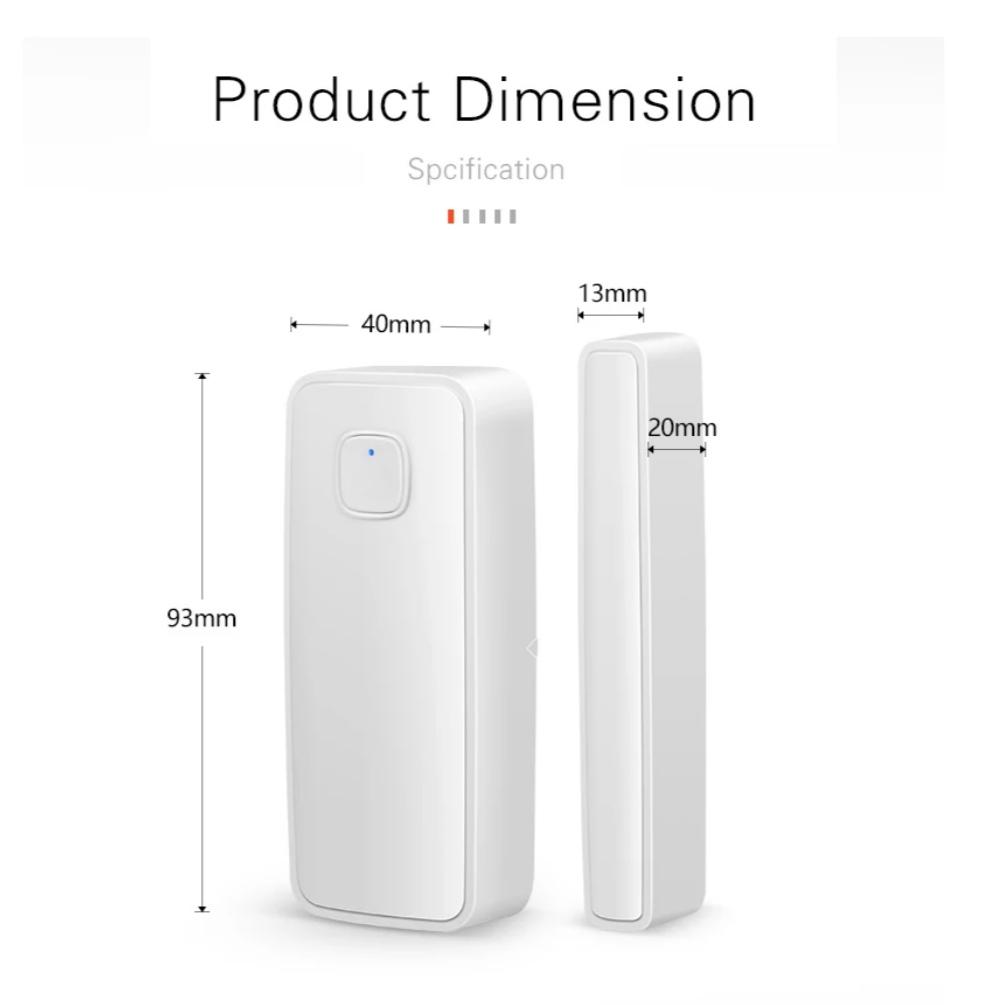 Google Home Sensor Smart Open Door Sensor - with Alexa & Google Home - Grey Technologies