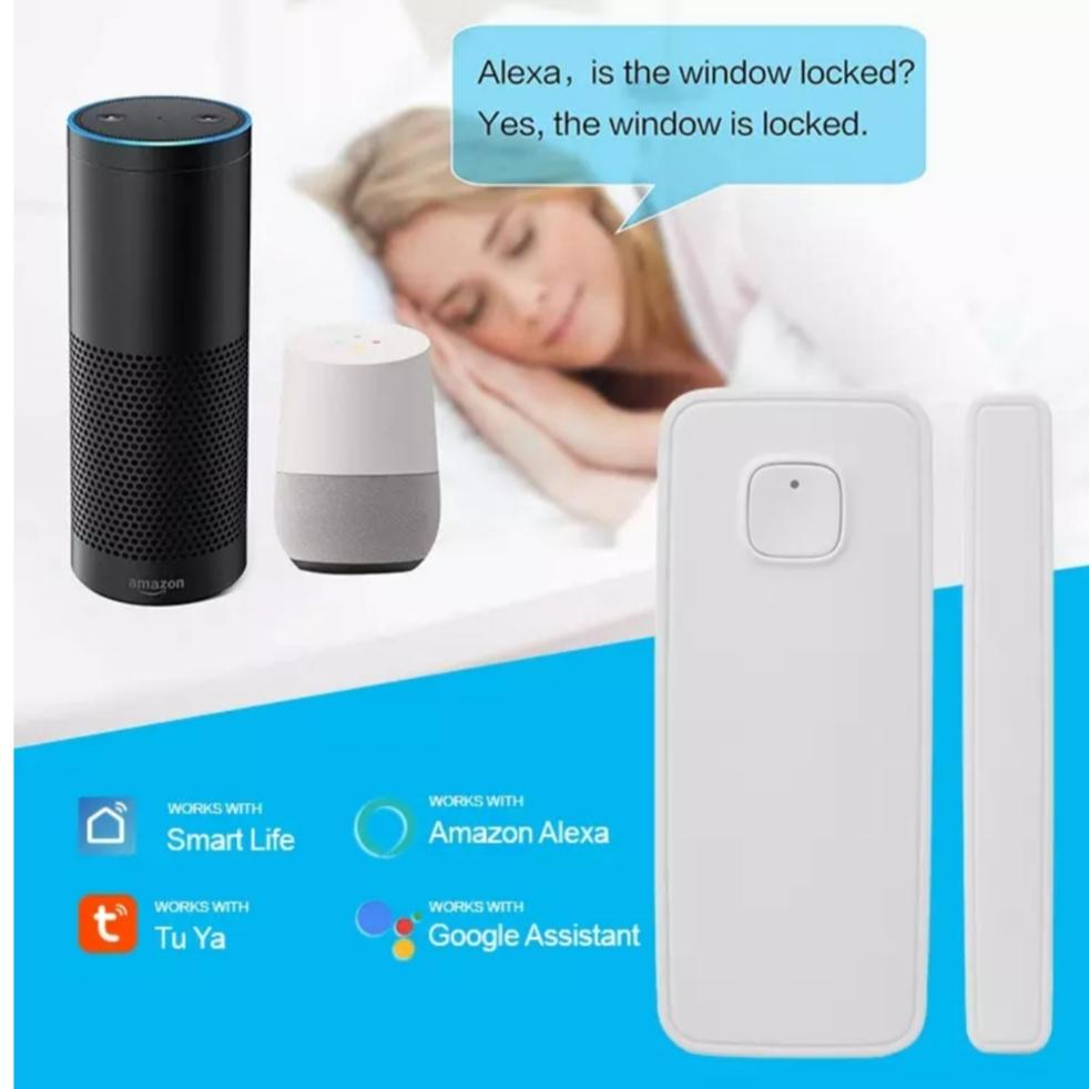Google Home Sensor Smart Open Door Sensor - with Alexa & Google Home - Grey Technologies