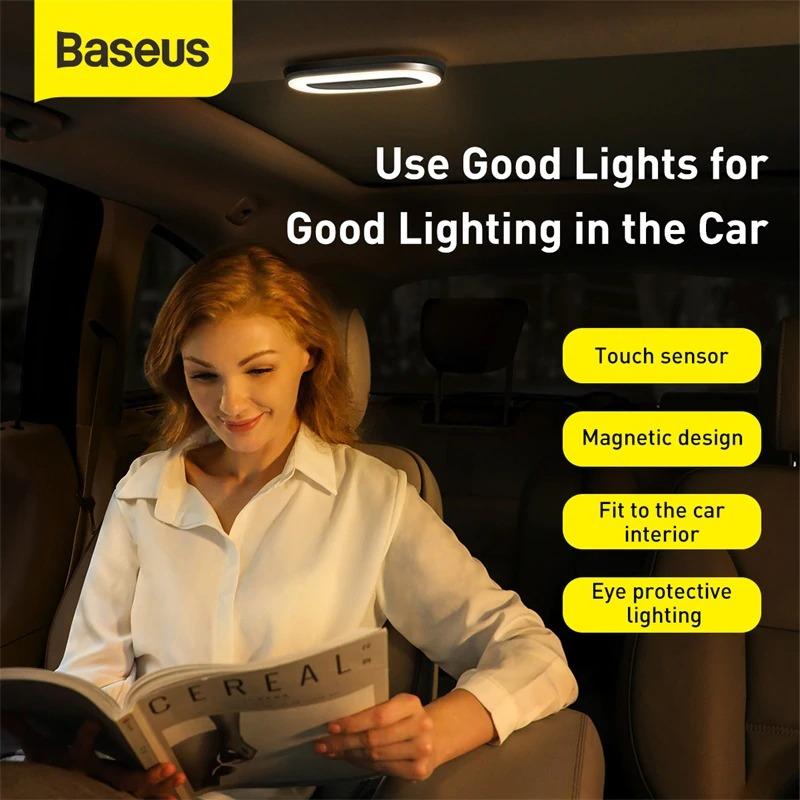 Reading Light In Vehicle Baseus® Smart Reading Light for Car | Touch Control - Grey Technologies