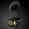retro bluetooth speaker - black colour