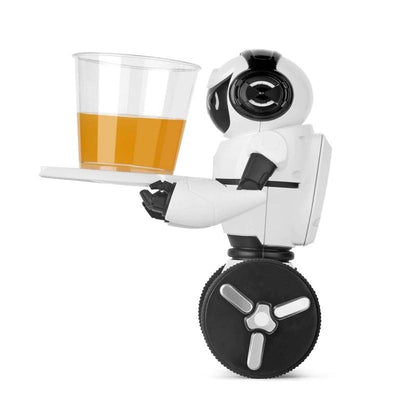 robot serving orange juice