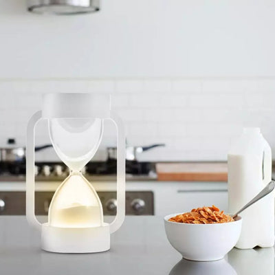 hourglass timer with LED lights
