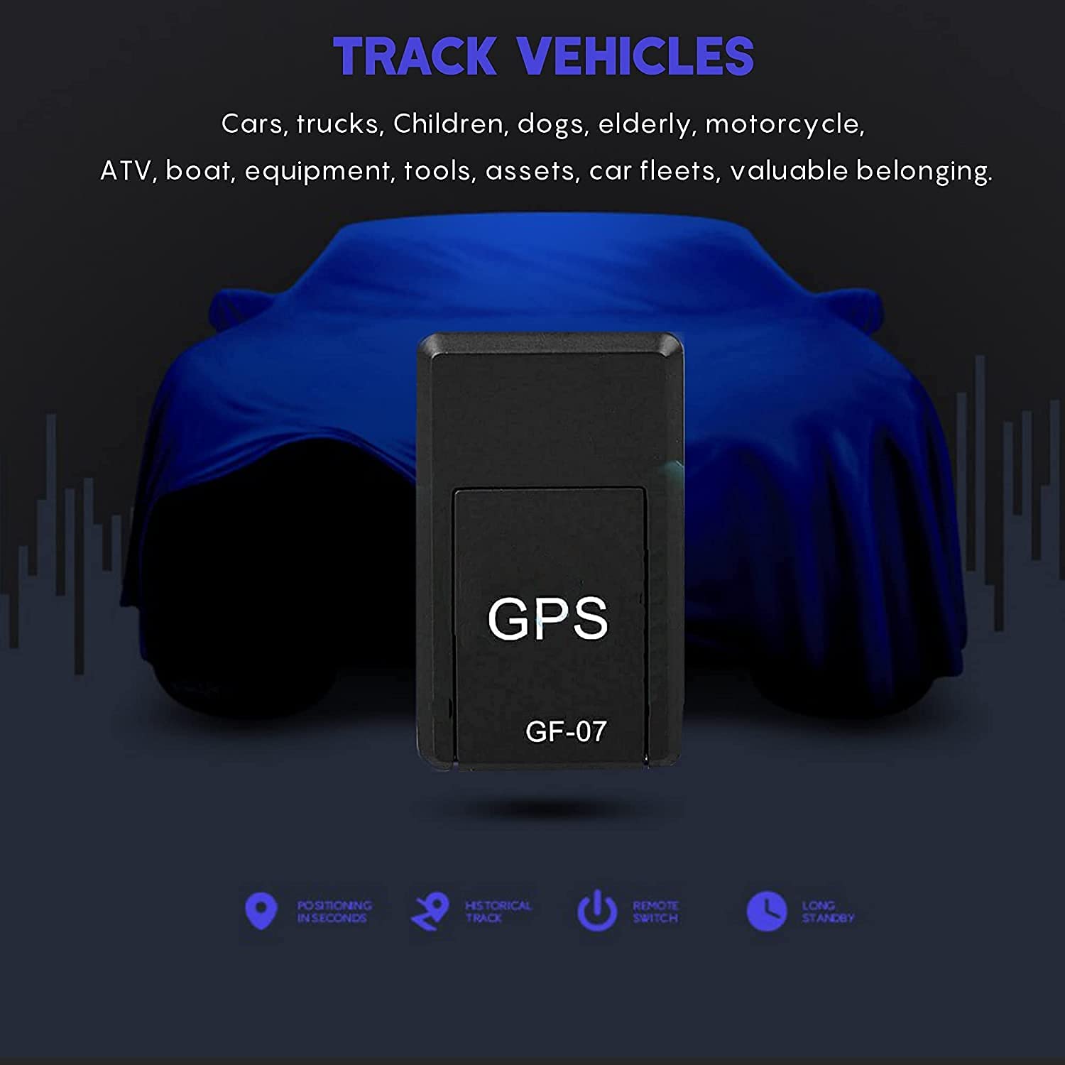 SANOXY Mini-Magnetic GPS Tracker Real-Time Car Truck Vehicle Locator GSM  GPRS PPT-GPS1 - The Home Depot