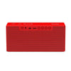smart alarm clock with speaker - red colour