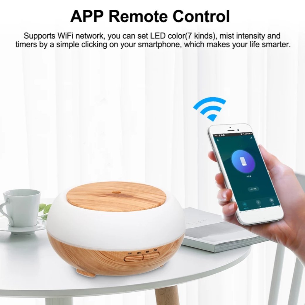 Smart Humidifier Box Smart Humidifier for Room | With Alexa & Google Home - Grey Technologies