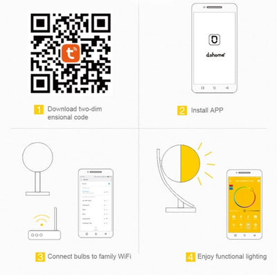 how to download the app for the smart lamp