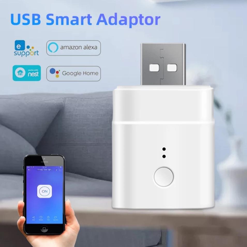 USB Smart Plug  Smart USB Adaptor - with Alexa & Google Home - Grey  Technologies