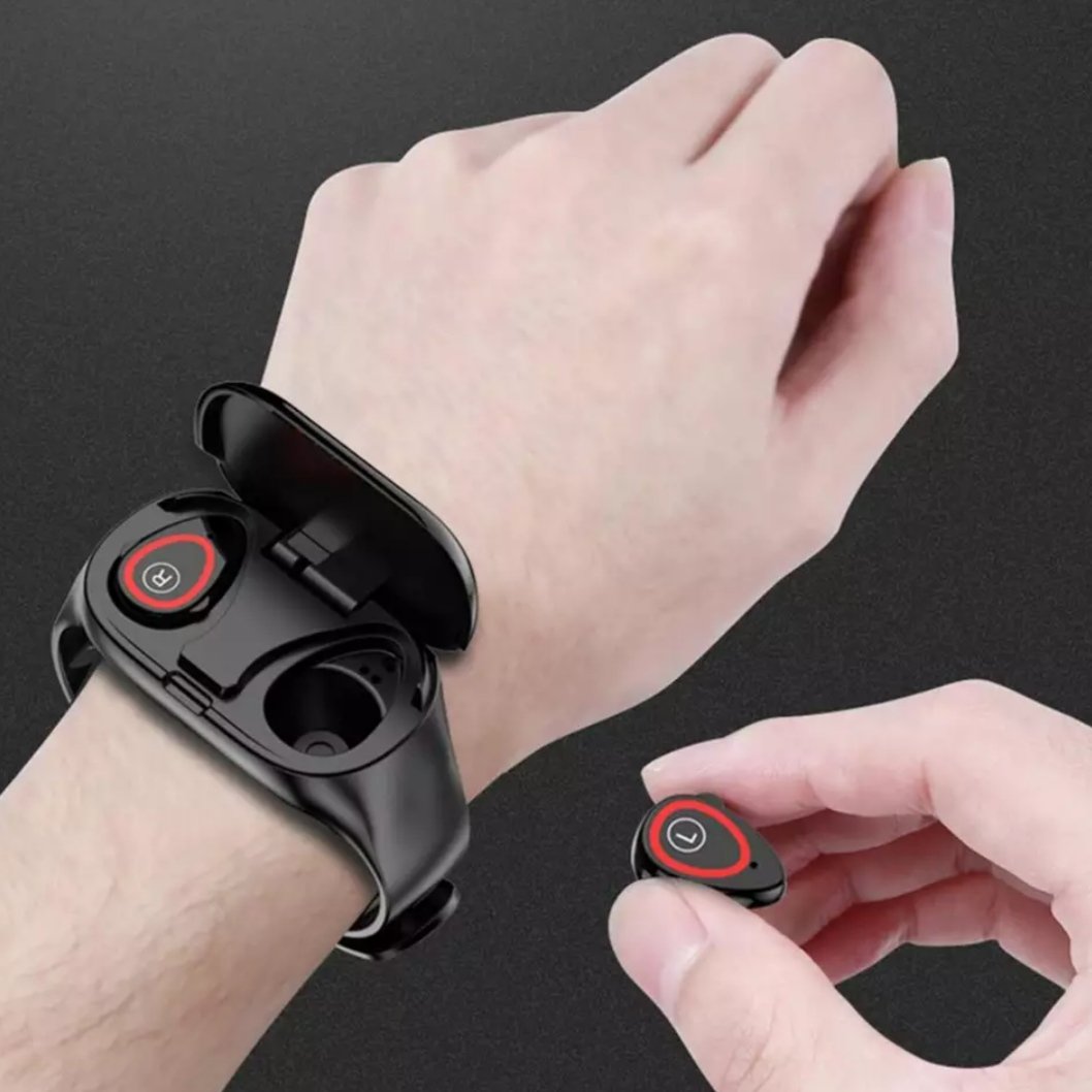 smartwatch with earbuds 