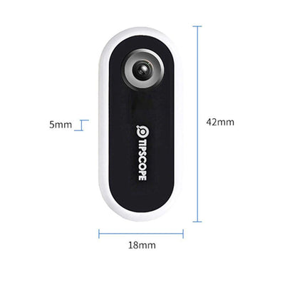 size specifications of the tipscope phone microscope