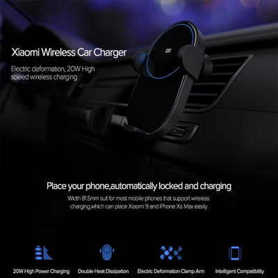Xiaomi® Max | World's Best Wireless Charger for Car - Grey Technologies